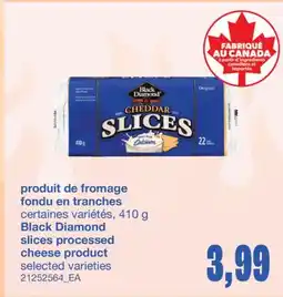 Wholesale Club PRODUIT DE FROMAGE FONDU EN TRANCHES, 410 g offer