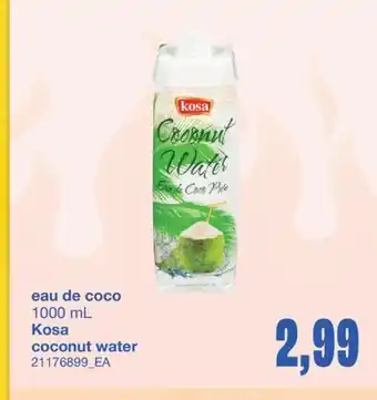 Wholesale Club EAU DE COCO, 1000 ML offer