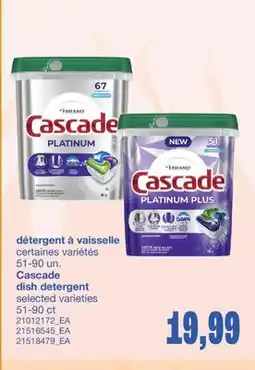 Wholesale Club DÉTERGENT À VAISSELLE, 51-90 UN offer