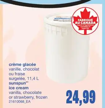 Wholesale Club CRÈME GLACÉE, 11,4 L offer