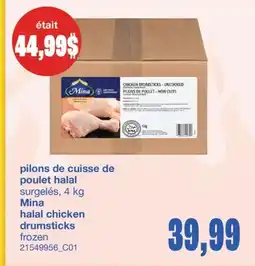 Wholesale Club PILONS DE CUISSE DE POULET HALAL, 4 kg offer