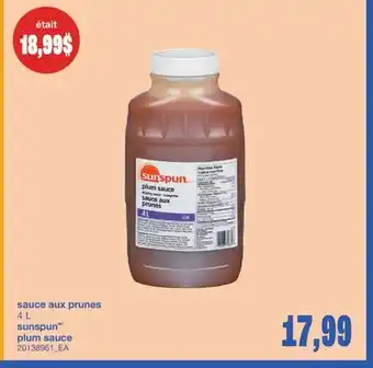 Wholesale Club Sauce aux prunes offer