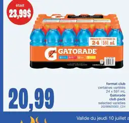 Wholesale Club FORMAT CLUB, 24 X 591 ML offer