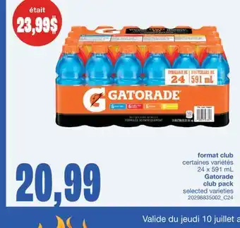 Wholesale Club FORMAT CLUB, 24 X 591 ML offer