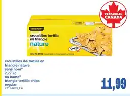 Wholesale Club CROUSTILLES DE TORTILLA EN TRIANGLE NATURE, 2,27 KG offer