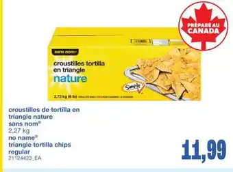 Wholesale Club CROUSTILLES DE TORTILLA EN TRIANGLE NATURE, 2,27 KG offer