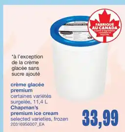 Wholesale Club CRÈME GLACÉE PREMIUM, 11,4 L offer