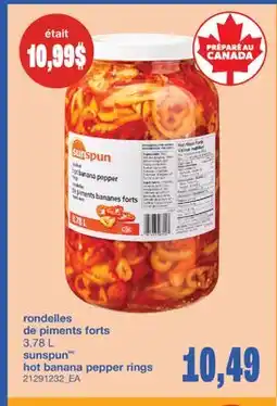 Wholesale Club RONDELLES DE PIMENTS FORTS, 3,78 L offer