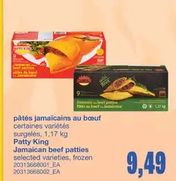Wholesale Club PÂTÉS JAMAÏCAINS AU BŒUF, 1,17 KG offer