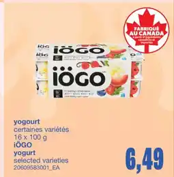 Wholesale Club YOGOURT, 16 X 100 G offer