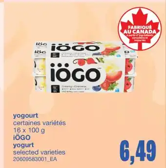 Wholesale Club YOGOURT, 16 X 100 G offer