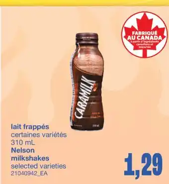Wholesale Club LAIT FRAPPÉS, 310 ML offer