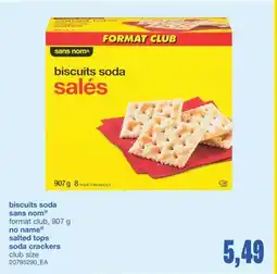 Wholesale Club BISCUITS SODA, 907 G offer
