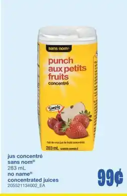 Wholesale Club JUS CONCENTRÉ, 283 ML offer