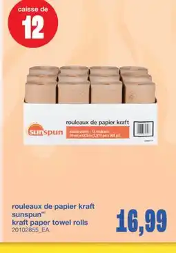 Wholesale Club ROULEAUX DE PAPIER KRAFT, CAISSE DE 12 offer