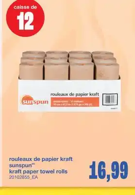 Wholesale Club ROULEAUX DE PAPIER KRAFT, CAISSE DE 12 offer