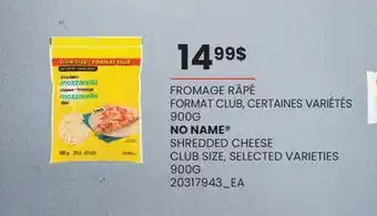 Wholesale Club FROMAGE RÂPÉ, 900G offer