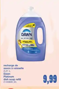 Wholesale Club RECHARGE DE SAVON À VAISSELLE, 2,21 L offer