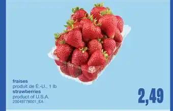 Wholesale Club FRAISES, 1 lb offer