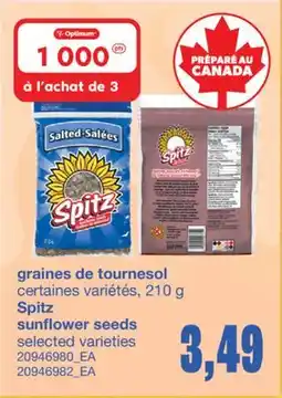 Wholesale Club GRAINES DE TOURNESOL, 210 G offer