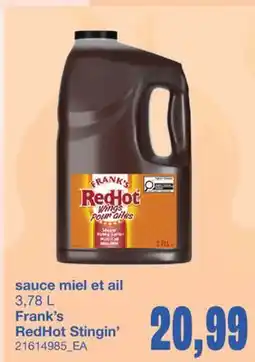 Wholesale Club SAUCE MIEL ET AIL, 3,78 L offer