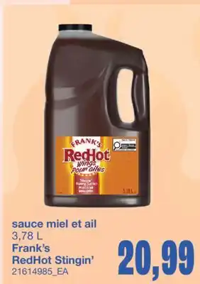 Wholesale Club SAUCE MIEL ET AIL, 3,78 L offer