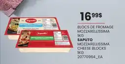 Wholesale Club BLOCS DE FROMAGE MOZZARELLISSIMA, 1KG offer
