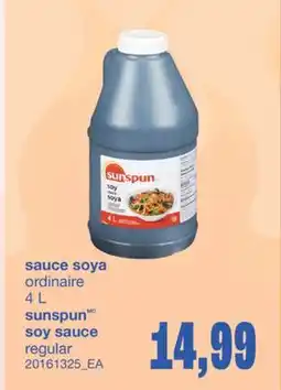 Wholesale Club SAUCE SOYA, 4 L offer