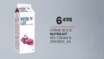 Wholesale Club CRÈME 18 %, 1L offer