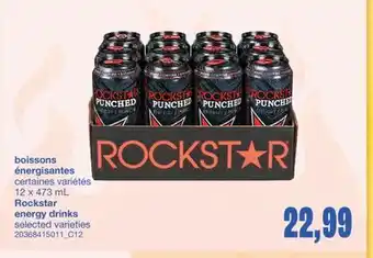 Wholesale Club BOISSONS ÉNERGISANTES, 12 X 473 ML offer