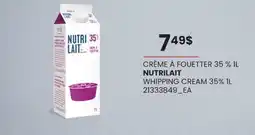 Wholesale Club CRÈME À FOUETTER 35 %, 1L offer