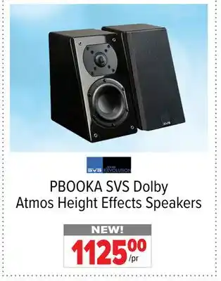 2001 Audio Video PBOOKA SVS Dolby Atmos Height Effects Speakers offer