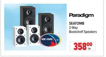 2001 Audio Video SEATOMB 2-Way Bookshelf Speakers offer