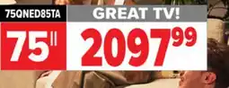 2001 Audio Video 75QNED85TA 75 OLED EVO AI Smart TV offer