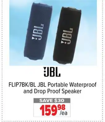 2001 Audio Video FLIP7BK/BL JBL Portable Waterproof and Drop Proof Speaker offer