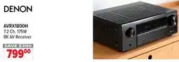 2001 Audio Video AVRX1800H 7.2 Ch. 175W 8K AV Receiver offer