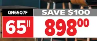 2001 Audio Video QN65Q7F 65 QLED 45 VISION AI SMART TV offer