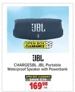 2001 Audio Video CHARGE5BL JBL Portable Waterproof Speaker with Powerbank offer