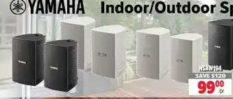 2001 Audio Video NSAW194 YAMAHA Indoor/Outdoor Speakers offer