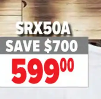 2001 Audio Video SRX50A YAMAHA SOUND BARS Immersive & Flexible Real Surround Sound offer
