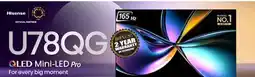2001 Audio Video 55U78QG - 55 HISENSE MINI-LED PRO 165HZ offer