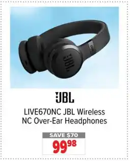 2001 Audio Video LIVE670NC JBL Wireless NC Over-Ear Headphones offer