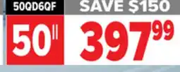 2001 Audio Video 50QD6QF HISENSE 50 QLED 4K MINI-LED TV offer