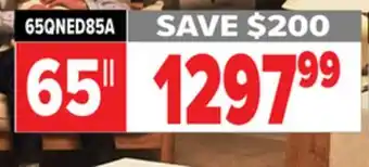 2001 Audio Video 65QNED85A 65 OLED evo AI 4K Smart TV offer
