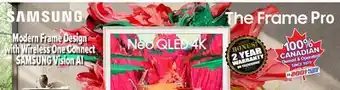 2001 Audio Video QN65LS03FW SAMSUNG 65 Modern Frame Design with Wireless One Connect Vision AI offer