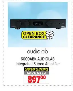 2001 Audio Video 6000ABK AUDIOLAB Integrated Stereo Amplifier offer