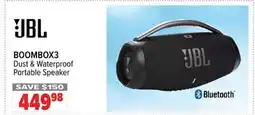 2001 Audio Video BOOMBOX3 JBL Dust & Waterproof Portable Speaker offer