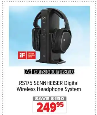 2001 Audio Video RS175 SENNHEISER Digital Wireless Headphone System offer