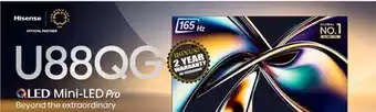 2001 Audio Video 55U88GQ HISENSE 55 QLED Mini-Led Pro offer