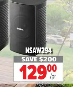 2001 Audio Video NSAW294 YAMAHA Indoor/Outdoor Speakers offer